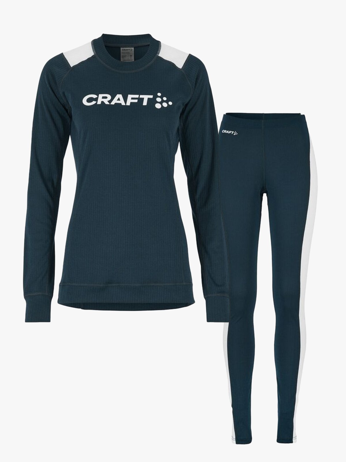 Craft Nor Dry Baselayer Set Blaze / White