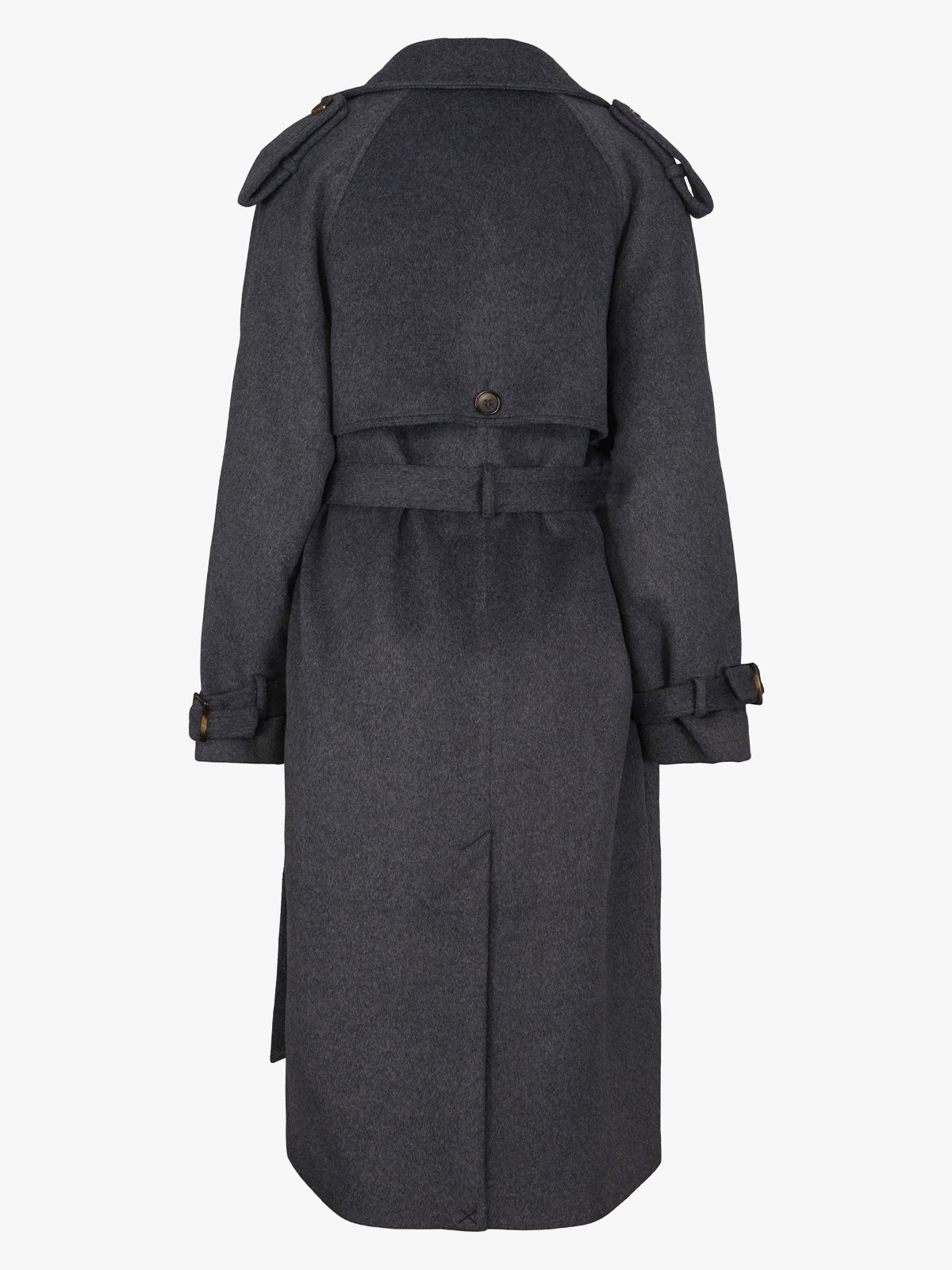 Clermonte Caia Wool Coat Dark Grey