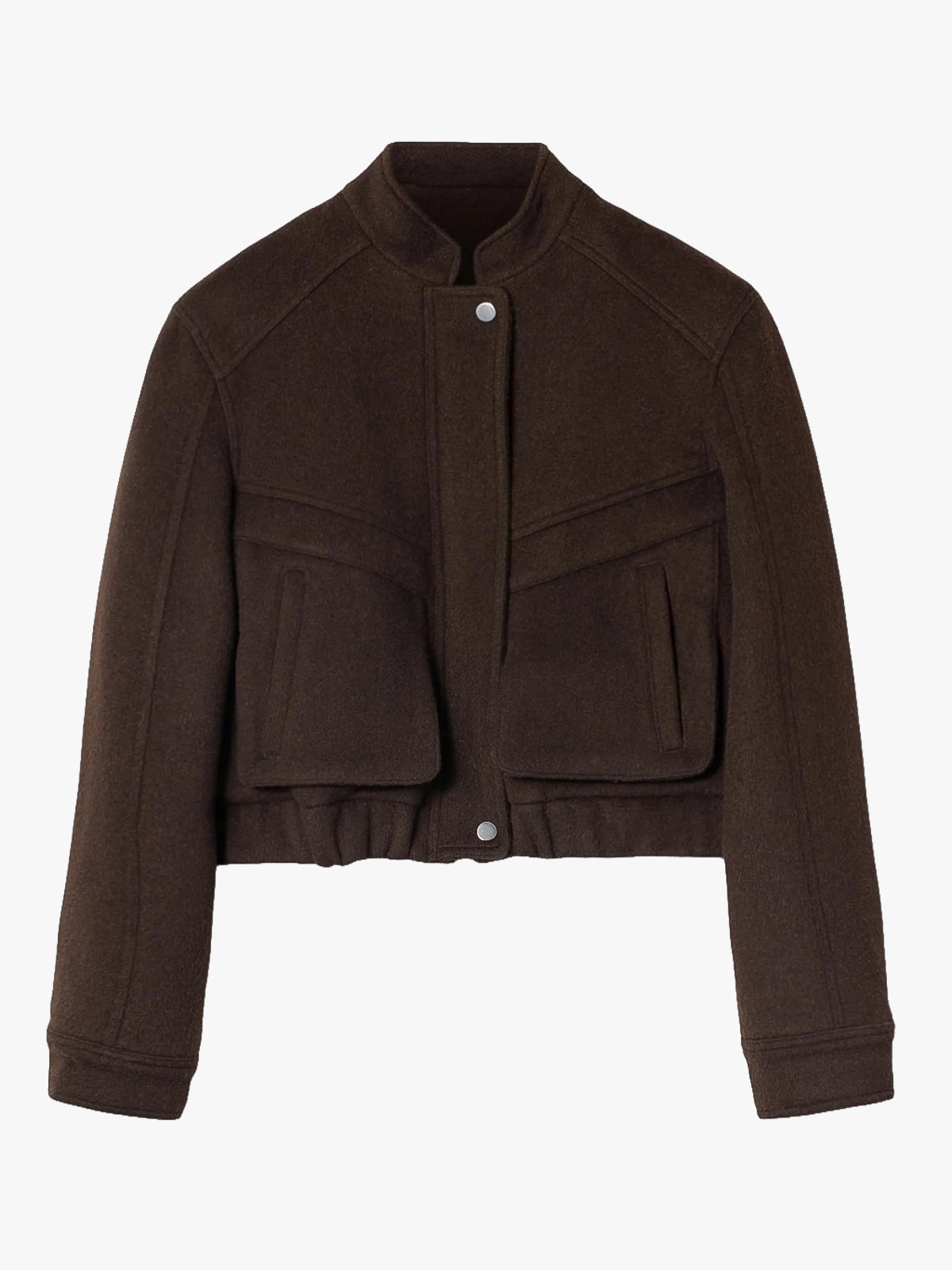 Clermonte Daria Wool Jacket Dark Brown