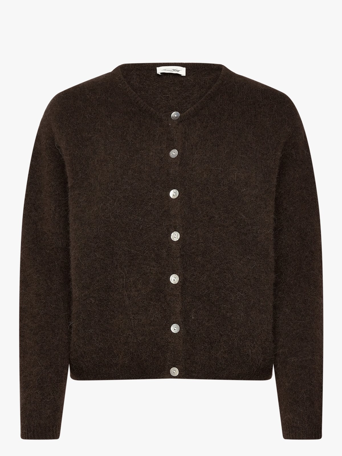 American Vintage Vitow Cardigan Coffee Melange