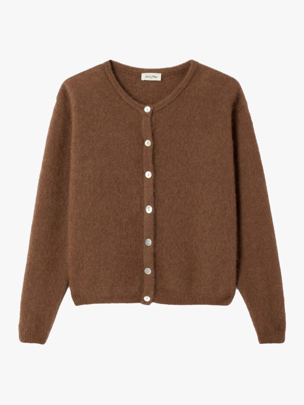 American Vintage Vitow Cardigan Chocolate Melange