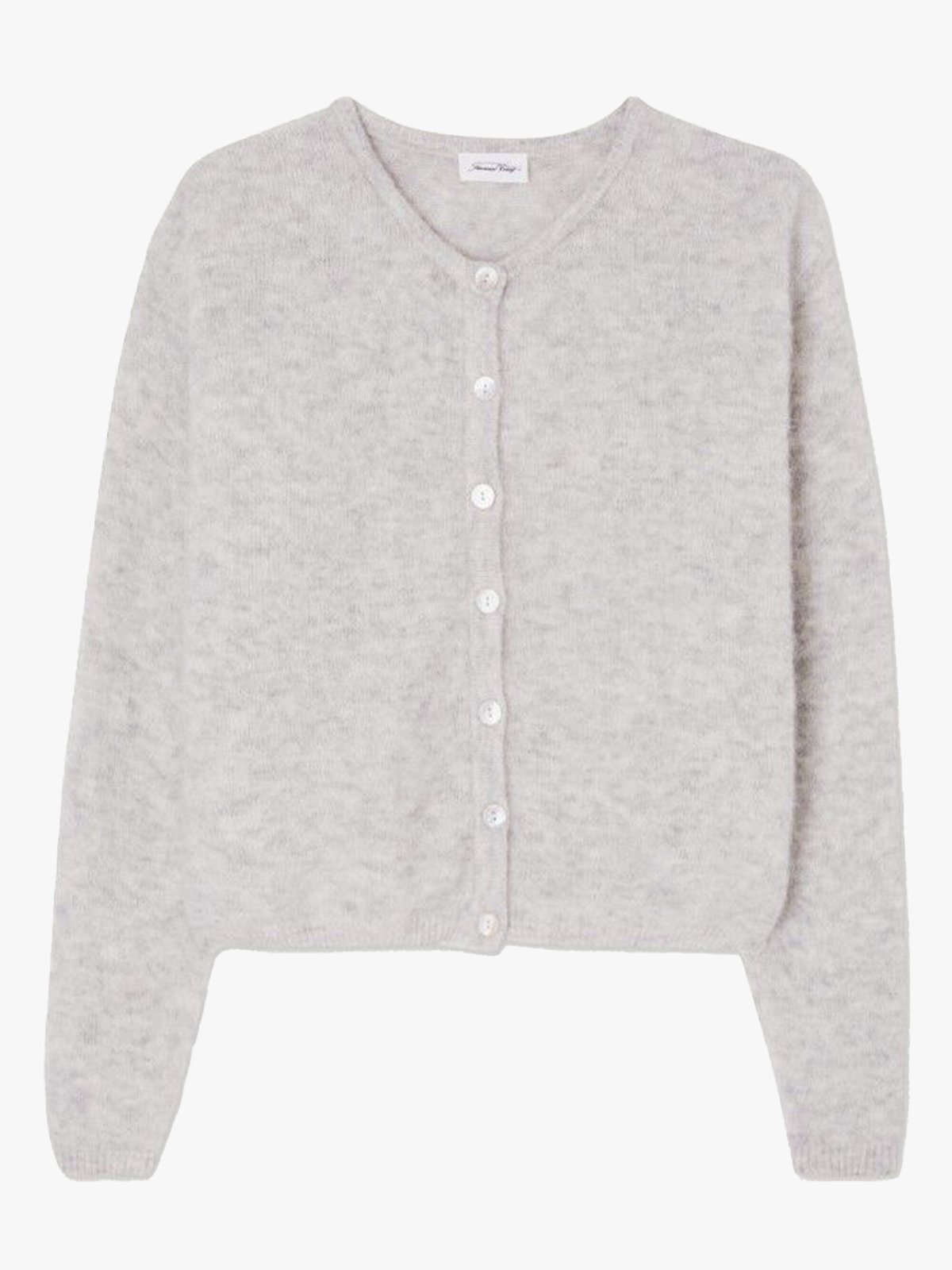 American Vintage Vitow Cardigan Melange Light Grey