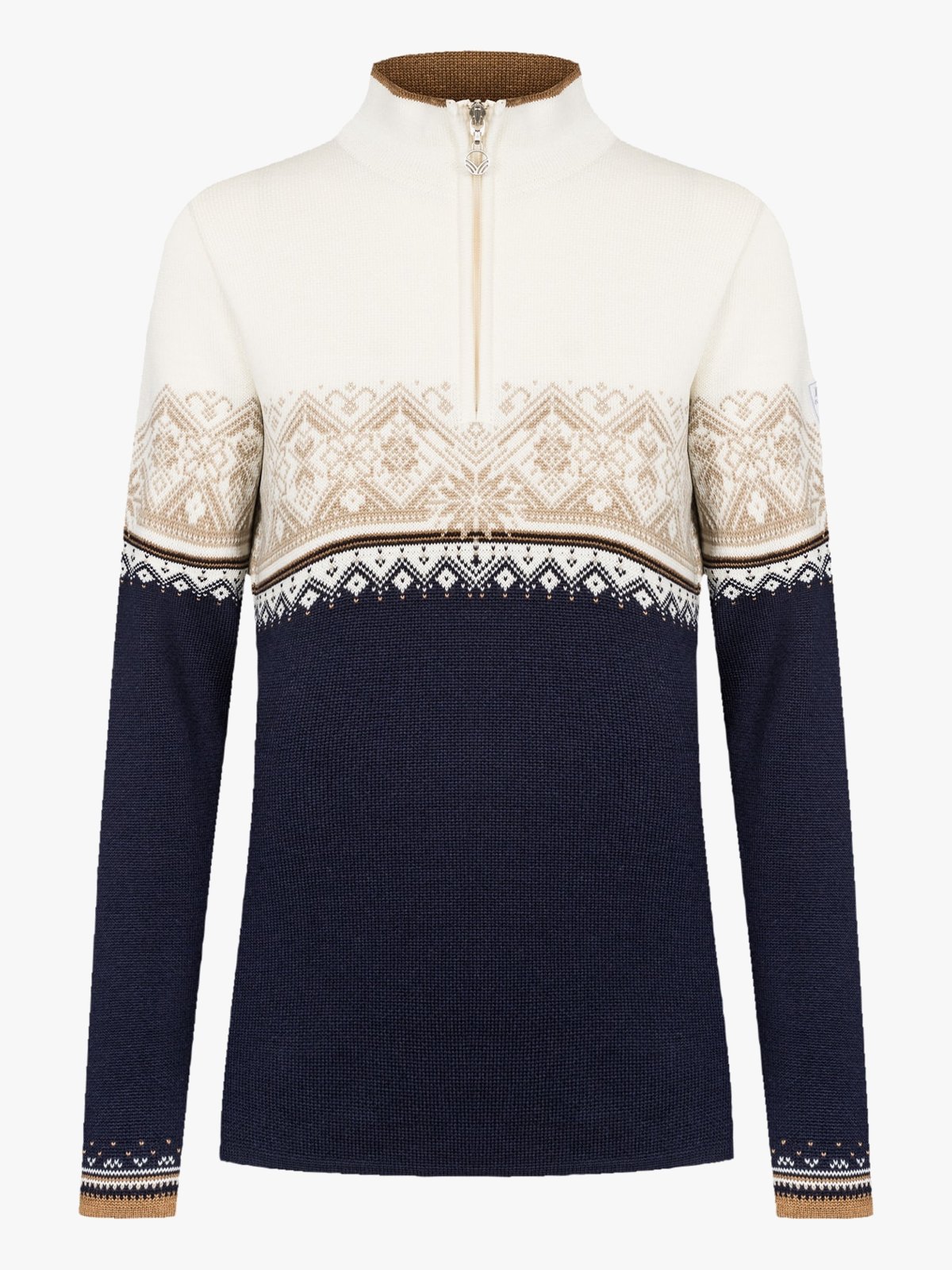Dale Of Norway Moritz Fem Sweater Navy Bronze Beige Offwhite