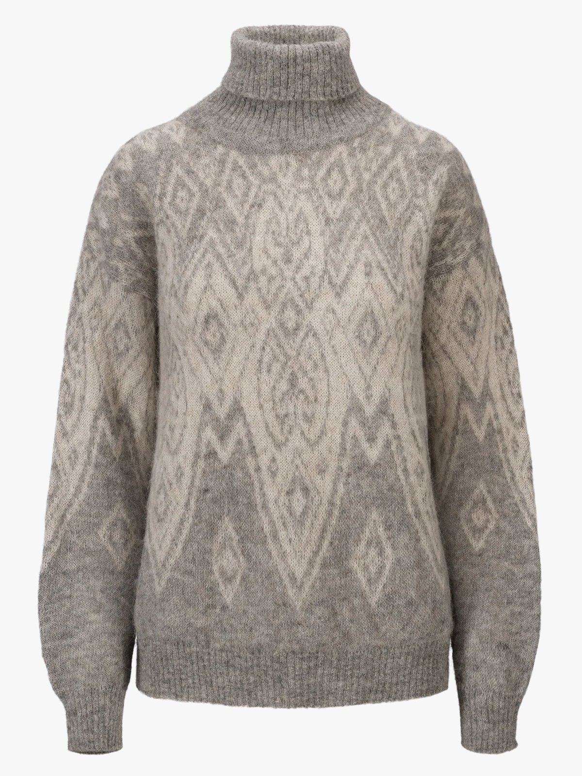 Dale Of Norway Falun Alpa Feminine Sweater Lightcharcoal Offwhite