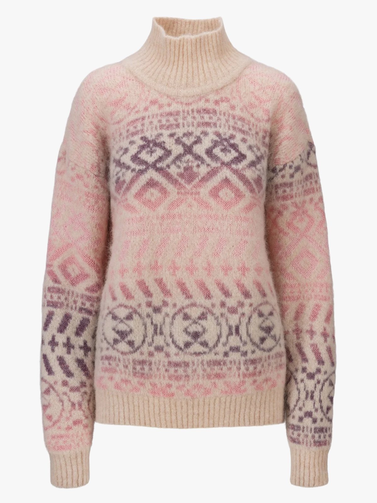 Dale Of Norway Highland Feminine Sweater Offwhite Pink Ombre