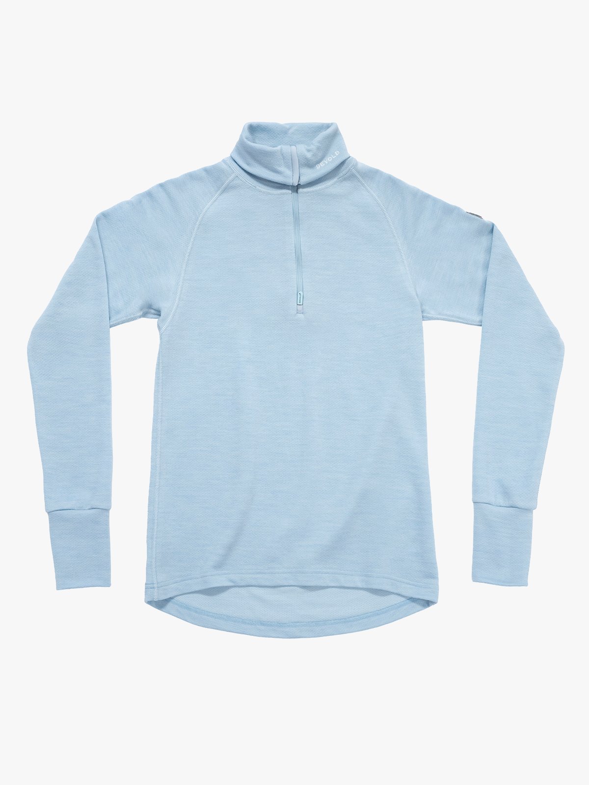 Devold Expedition Merino 235 Zip Neck Woman Blå