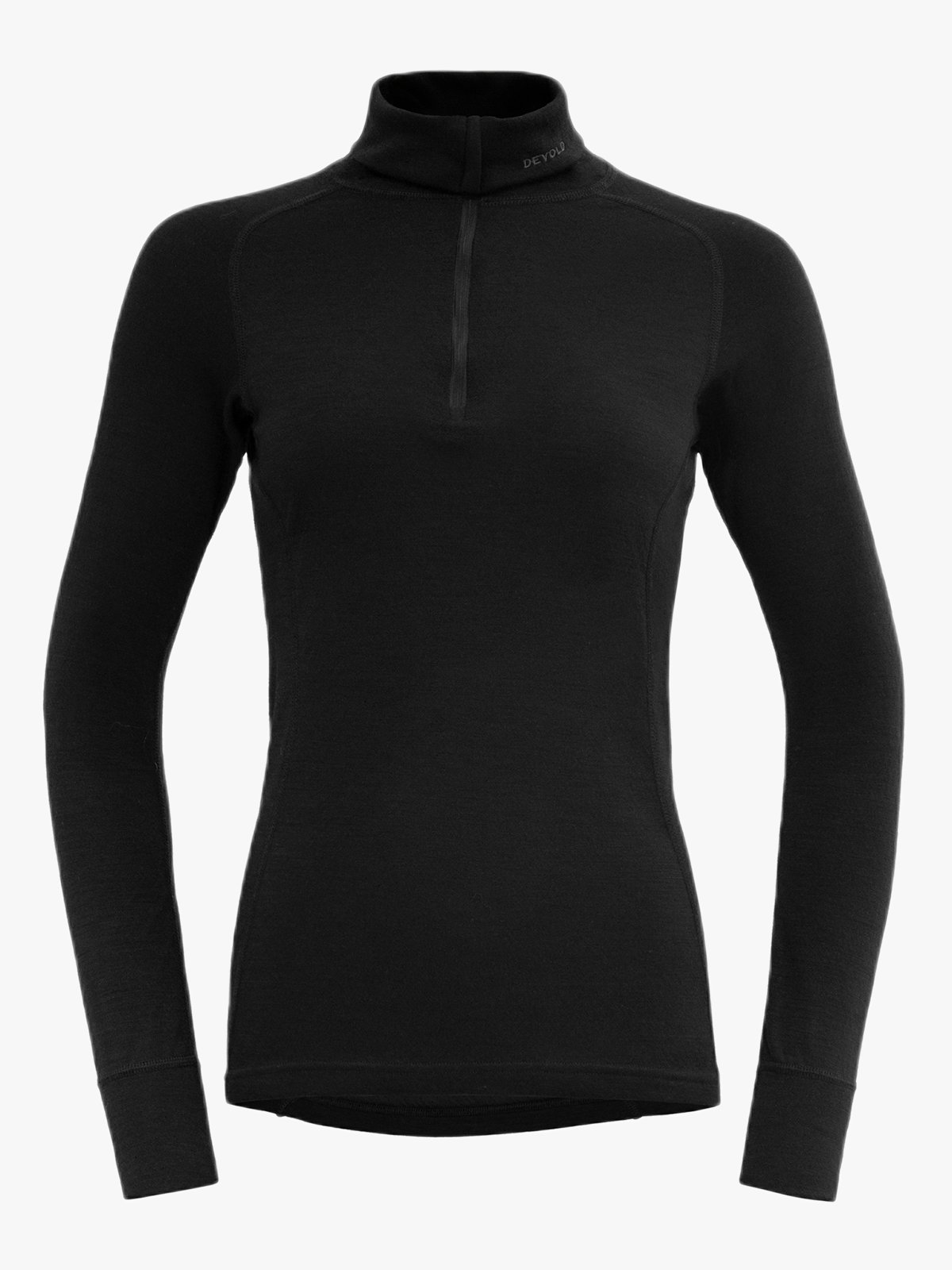Devold Duo Active Merino 205 Zip Neck Woman Black