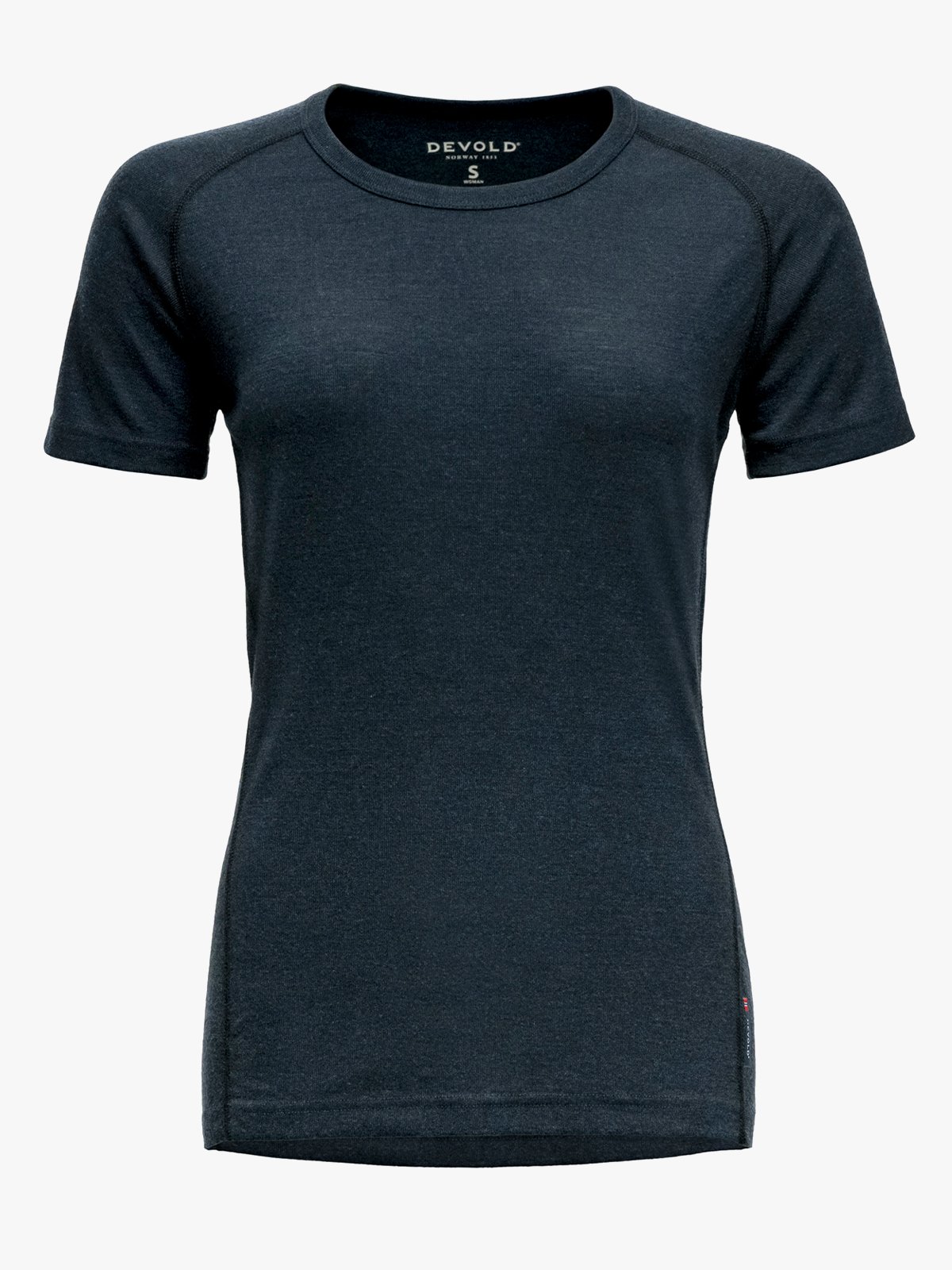Devold Lauparen Merino 190 Base Tee Woman Blå