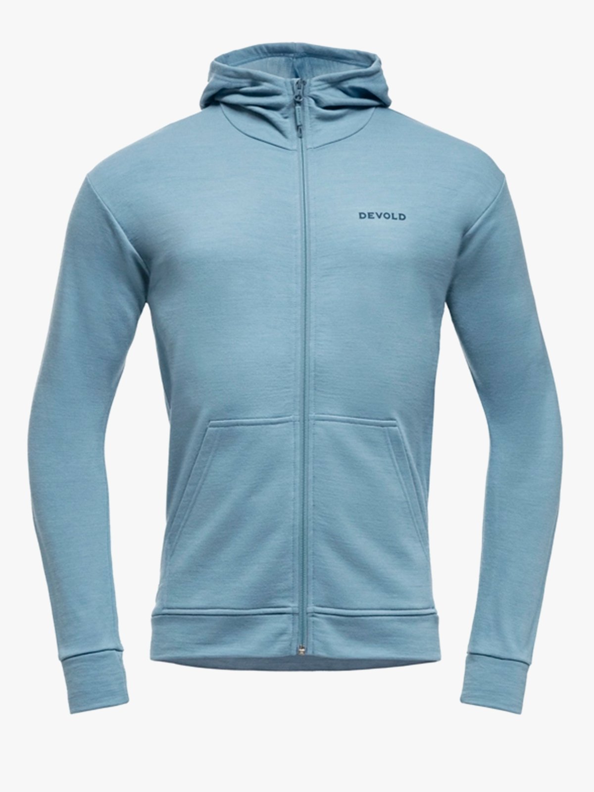 Devold Everyday Zip Hoodie Man Skyblue
