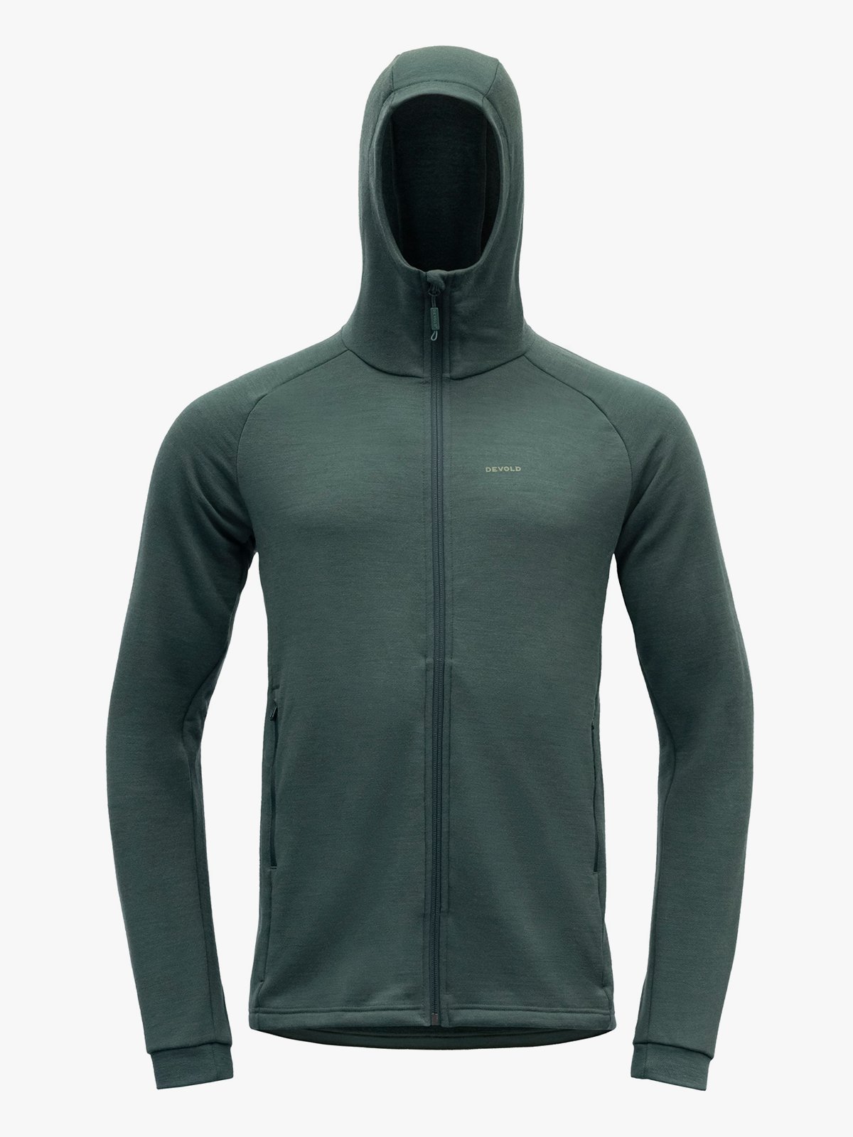 Devold Nibba Merino Jacket Hood Man Woods