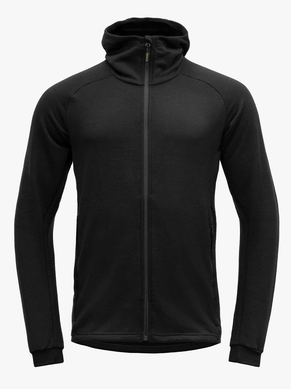Devold Nibba Merino Jacket Hood Man Black