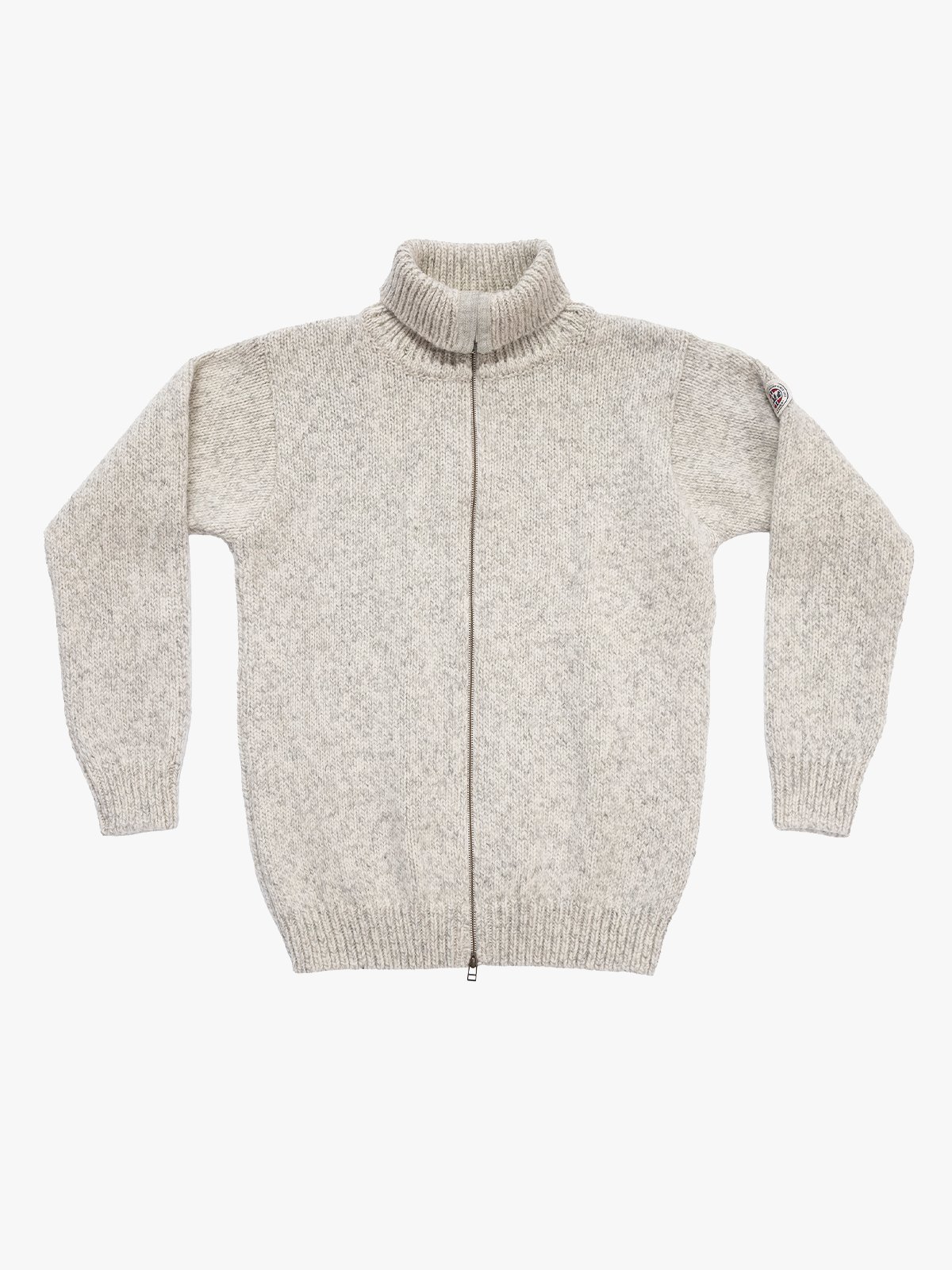 Devold Nansen Wool Cardigan Grey Melange