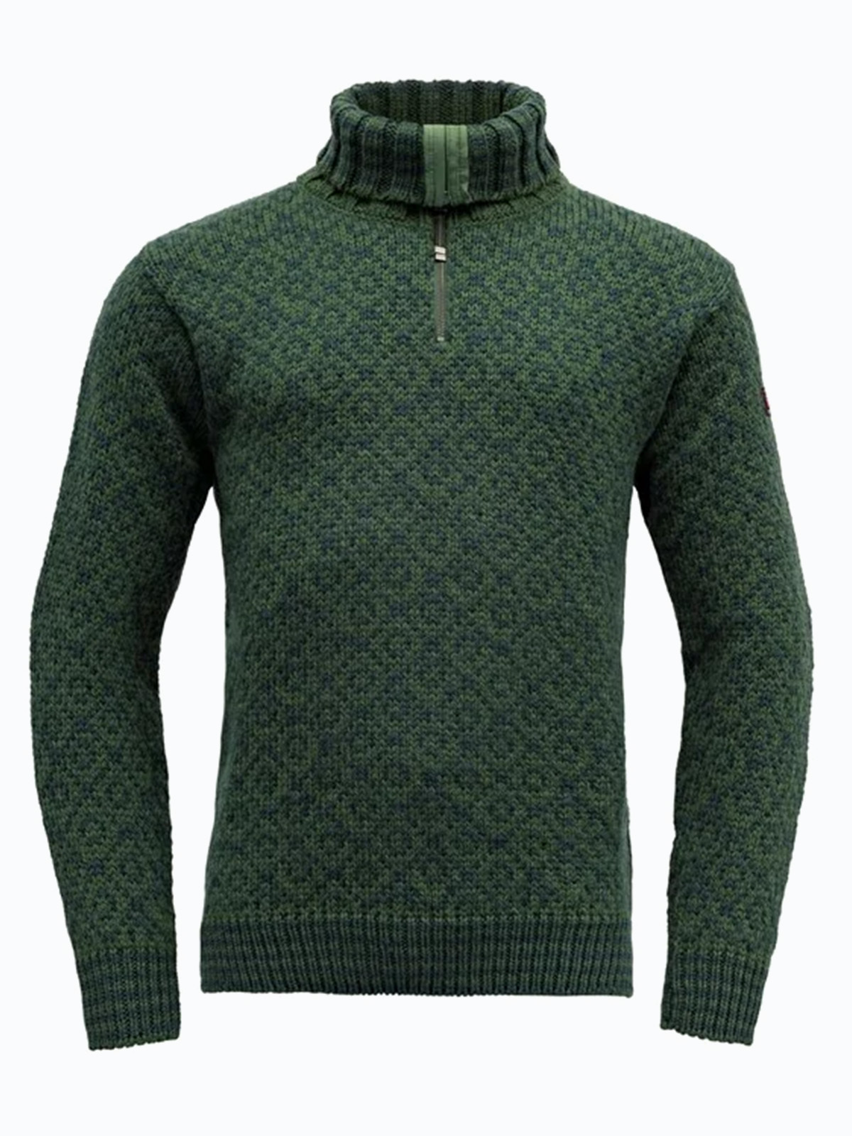 Devold Svalbard Wool Zip Neck Forest/Woods