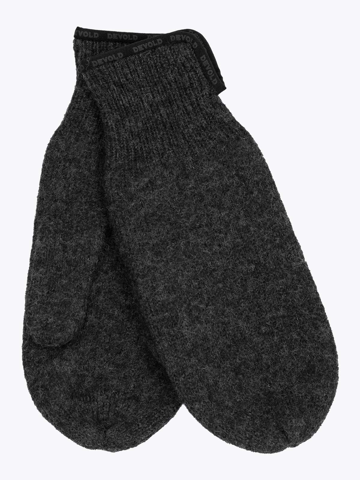 Devold Wool Mitten Anthracite