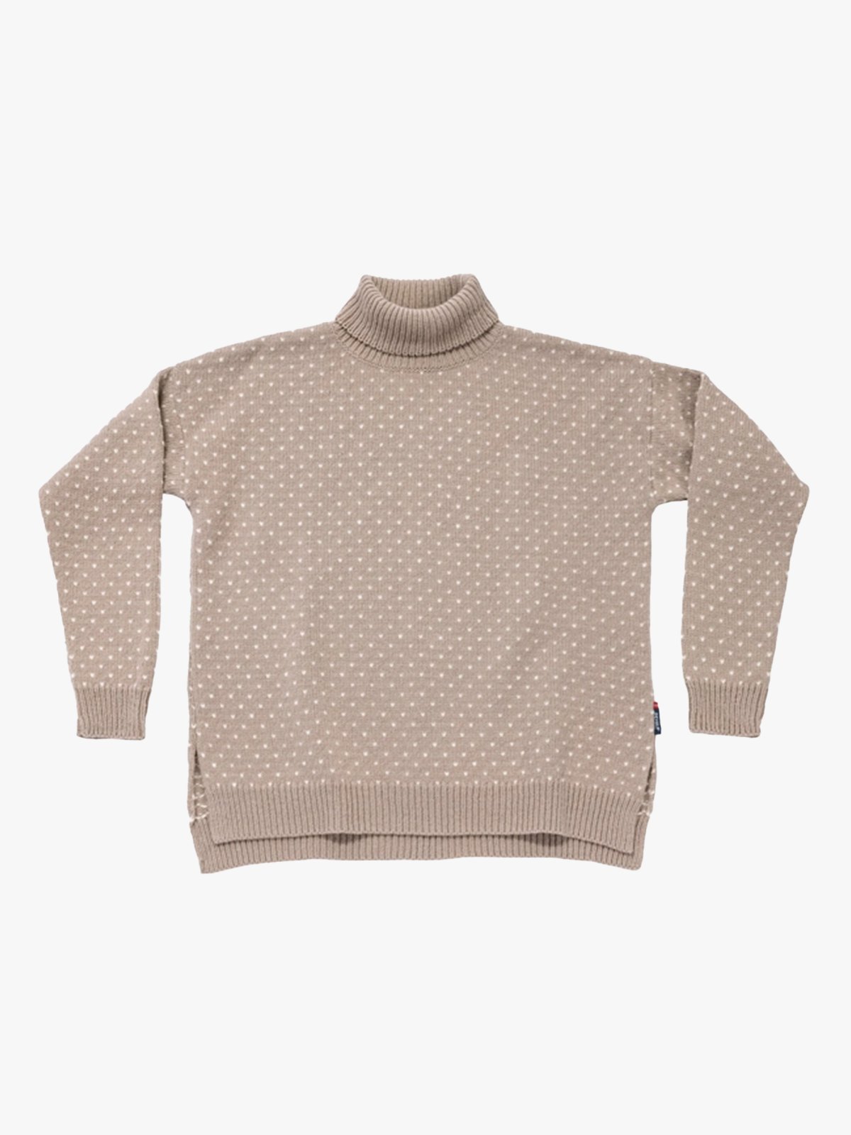 Devold Sørisen Wool Sweater Stone/Offwhite