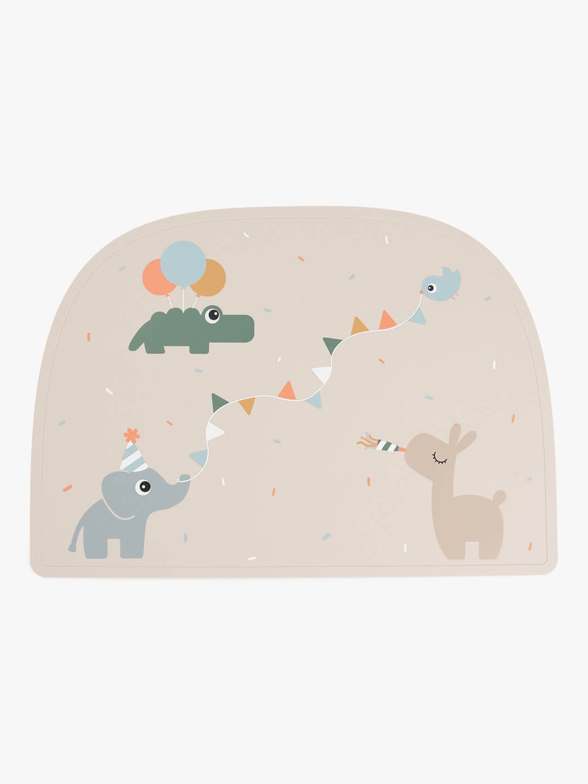 Done by Deer Silicone placemat Celebration Sand