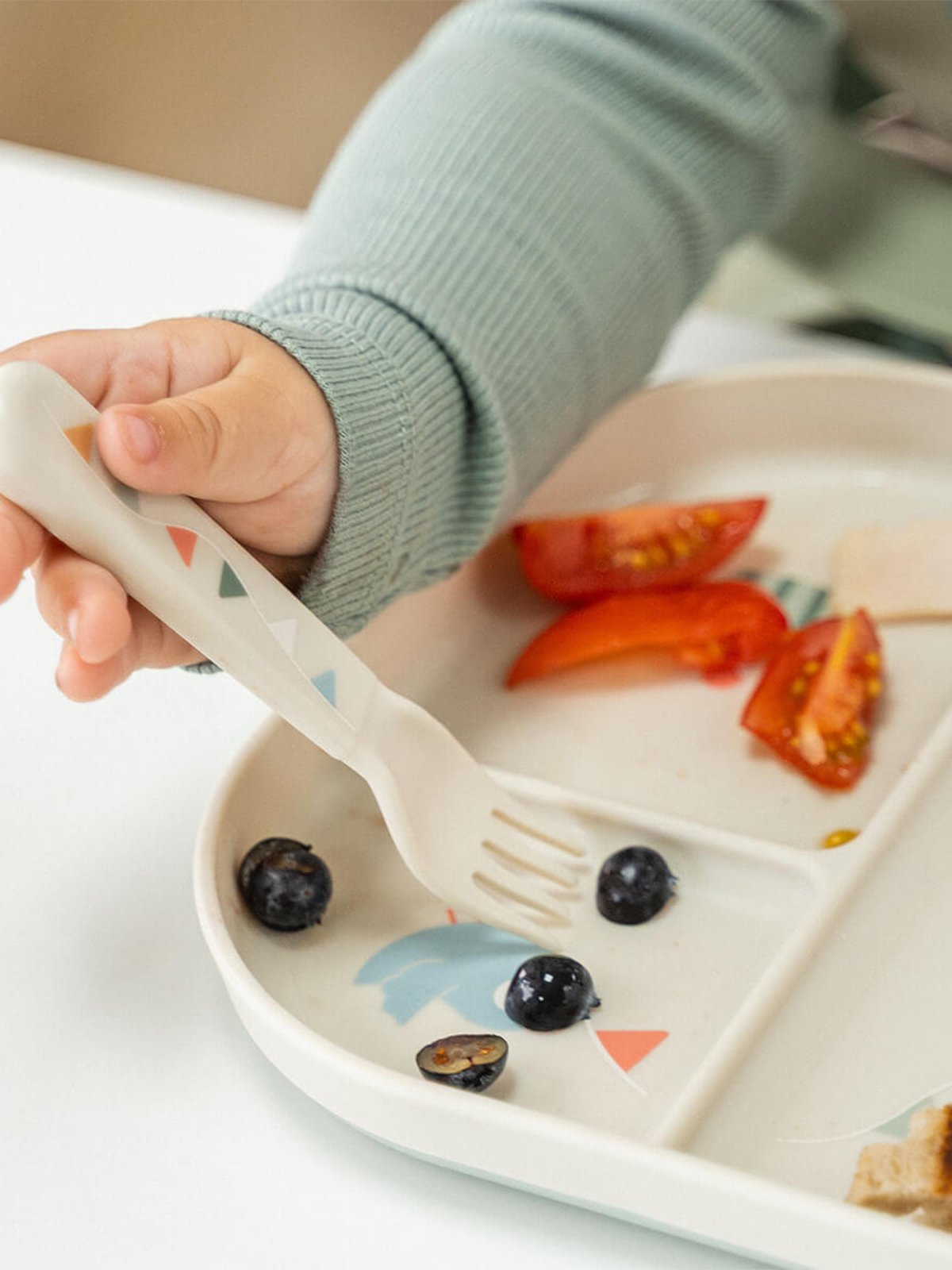 Done by Deer Foodie cutlery set Celebration Sand
