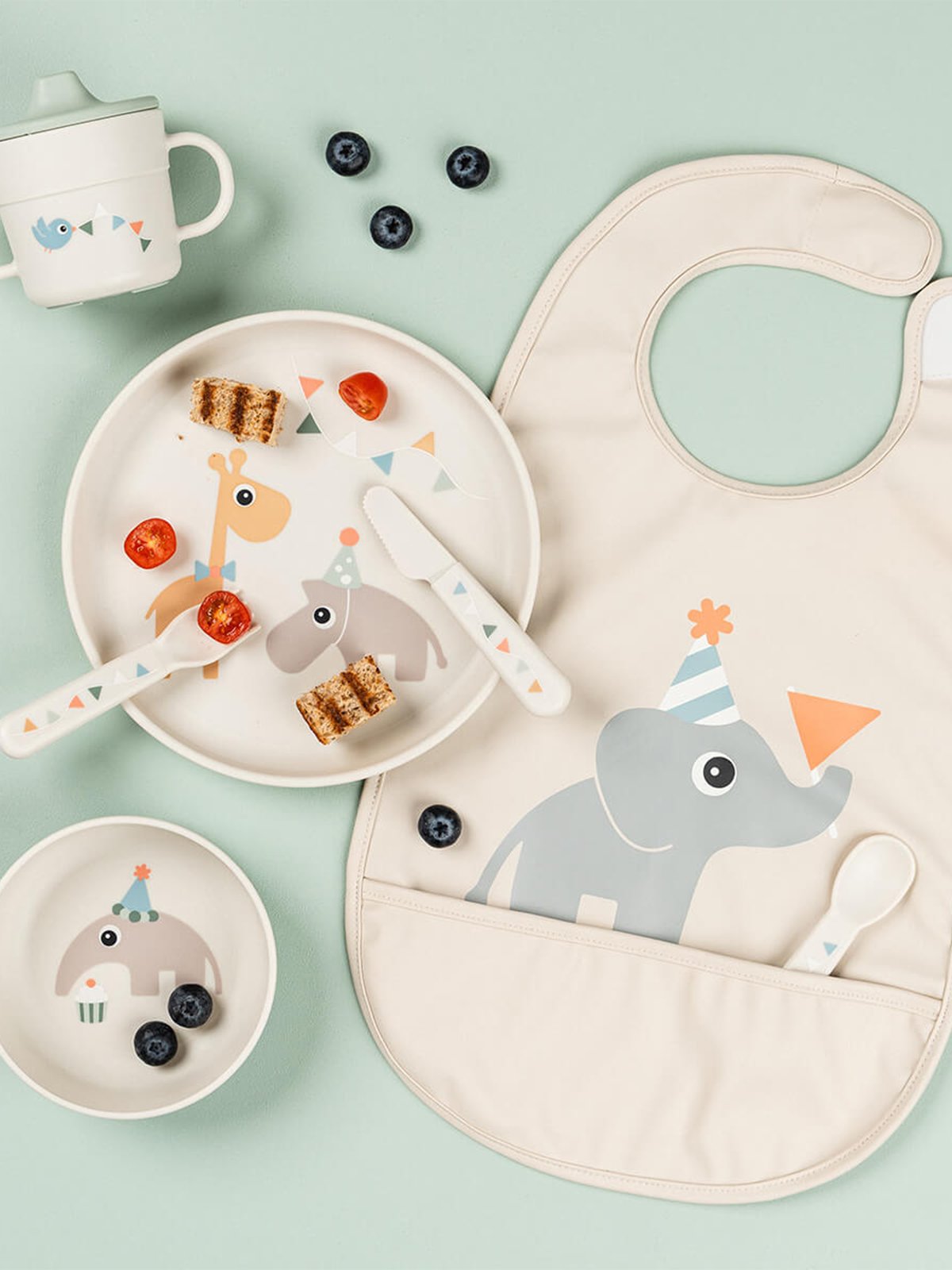 Done by Deer Foodie cutlery set Celebration Sand