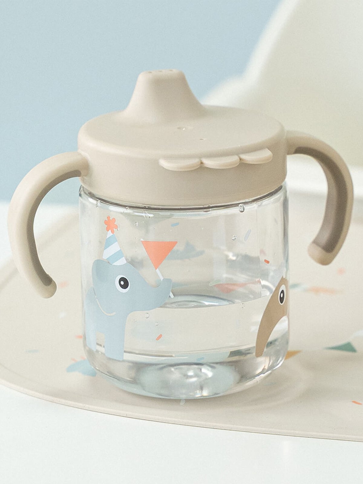 Done by Deer Learning spout cup 2-handle Celebration Sand