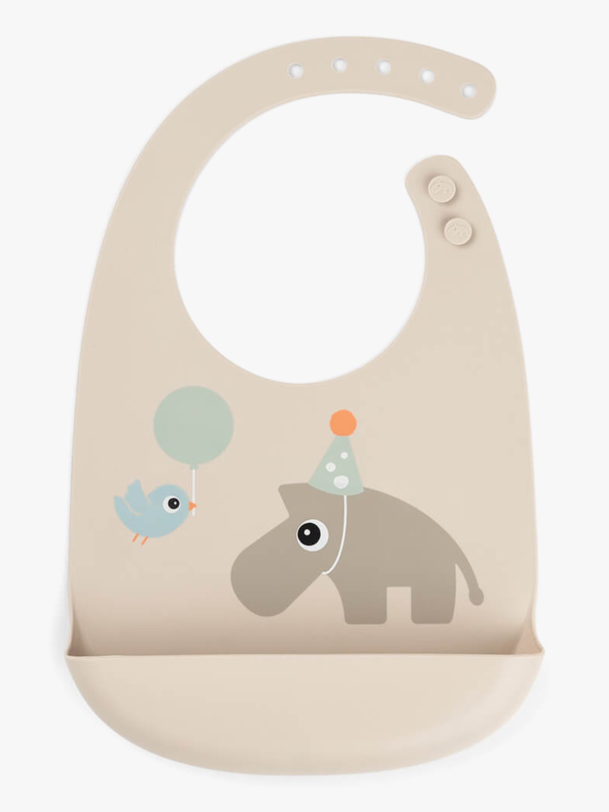 Done by Deer Silicone bib Celebration Sand
