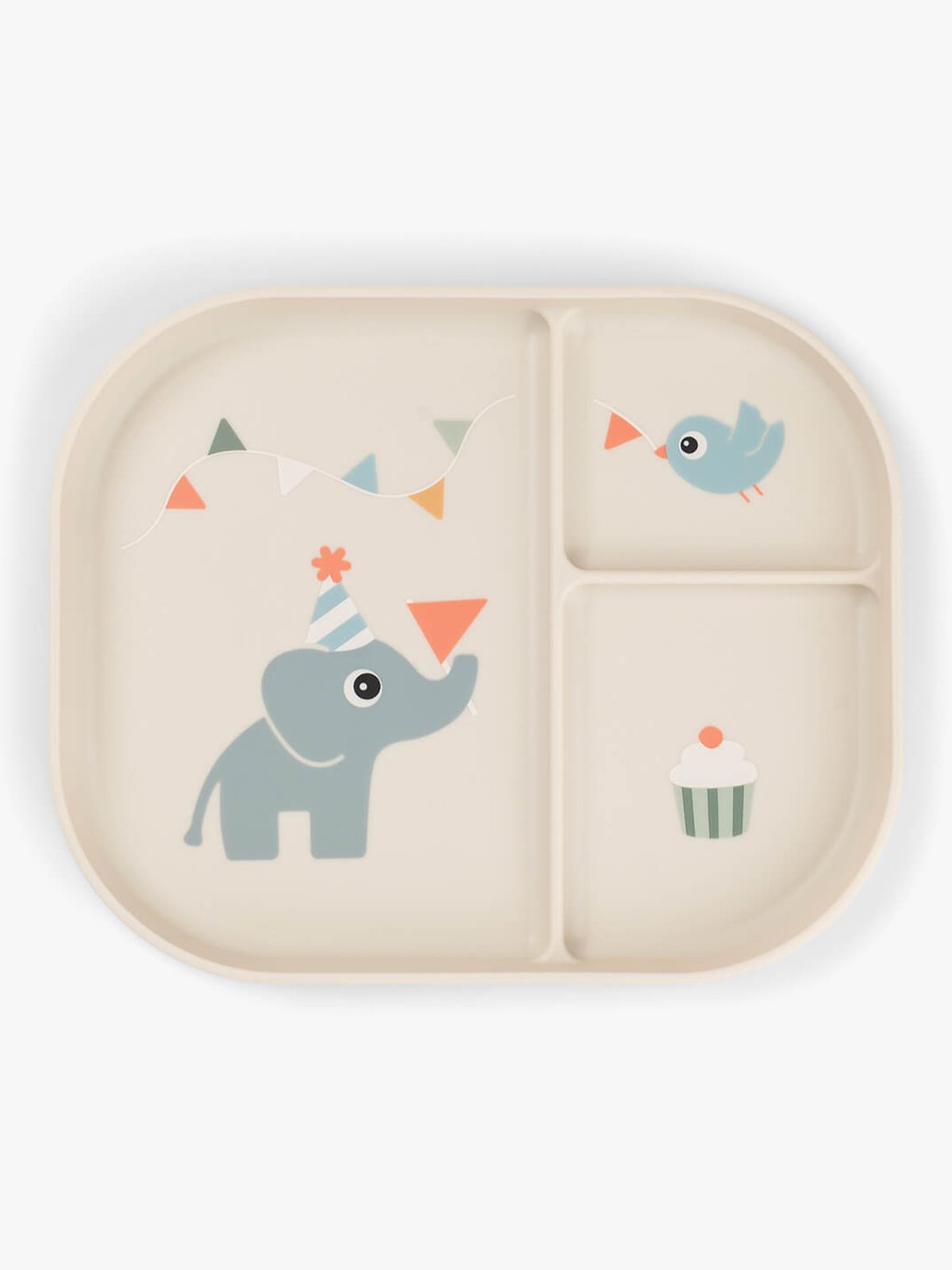 Done by Deer Foodie compartment plate Celebration Sand