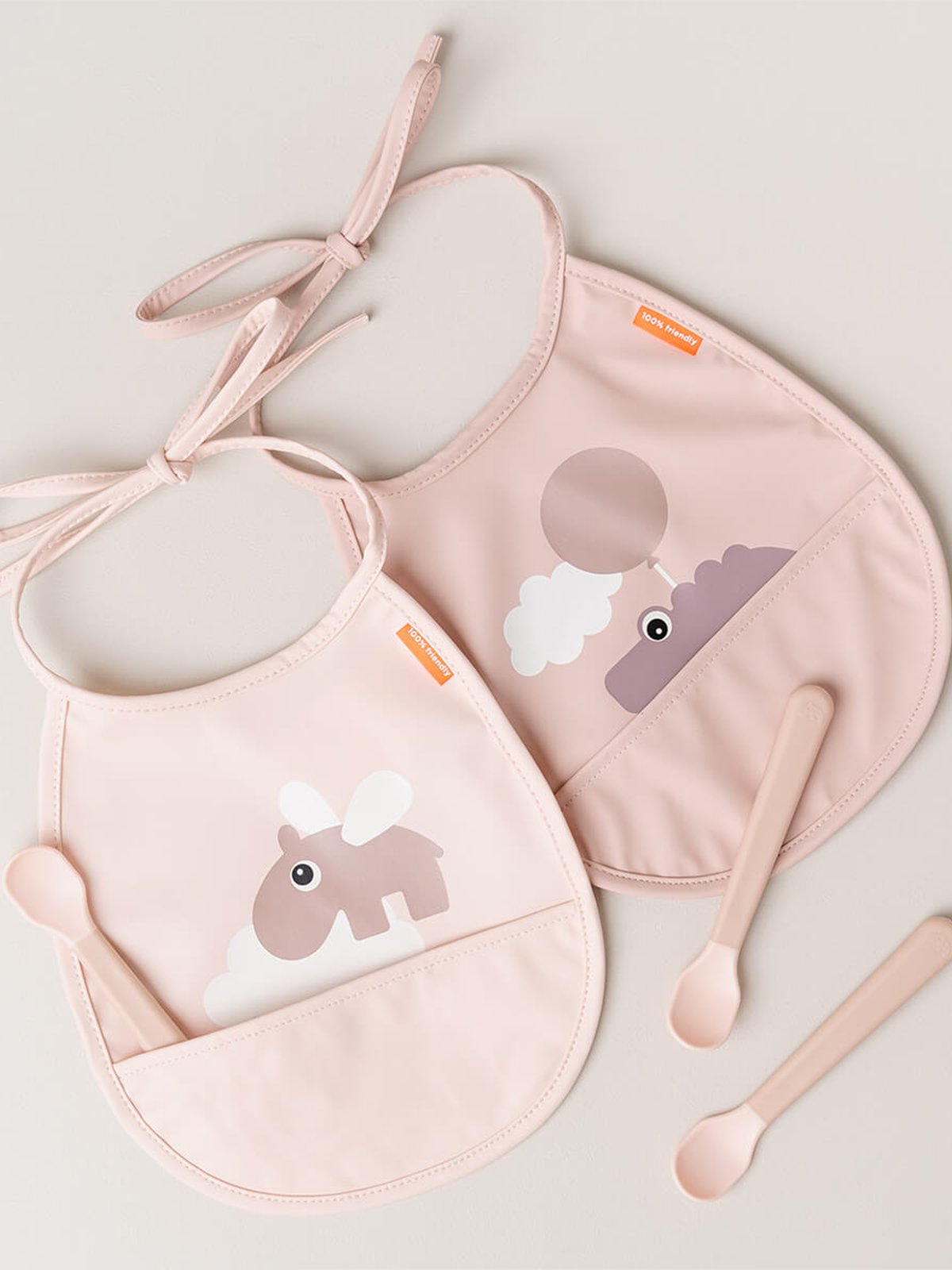 Done by Deer Foodie easy-grip baby spoon 3-pack Powder