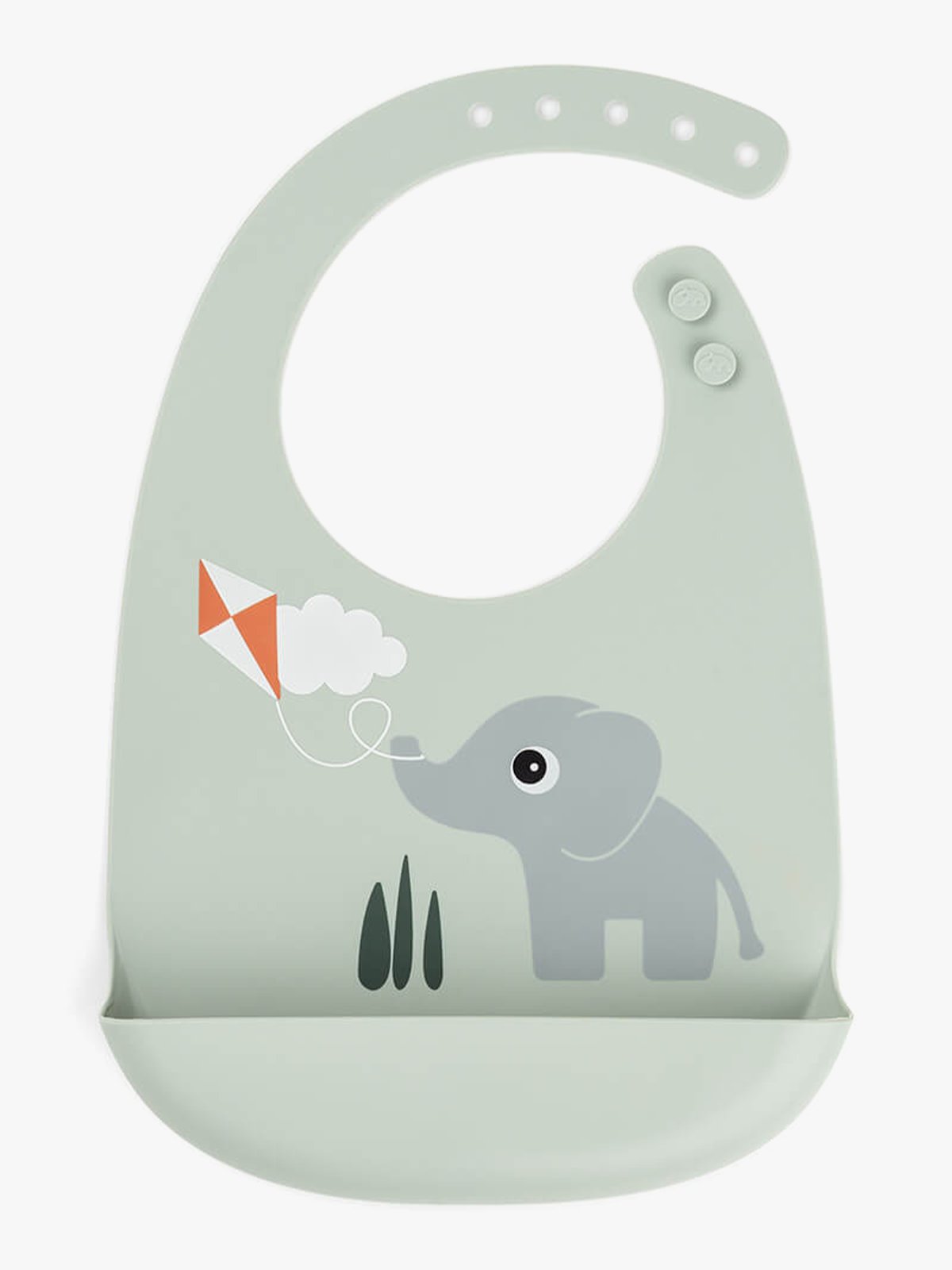 Done by Deer Silicone bib Playground Green