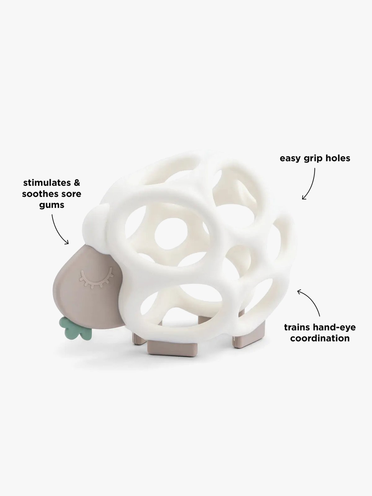 Done by Deer Grip & teether toy Sheepy Sand