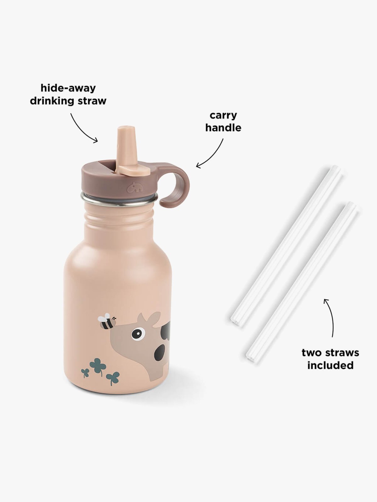Done by Deer Metal bottle Tiny farm 350 ml Powder
