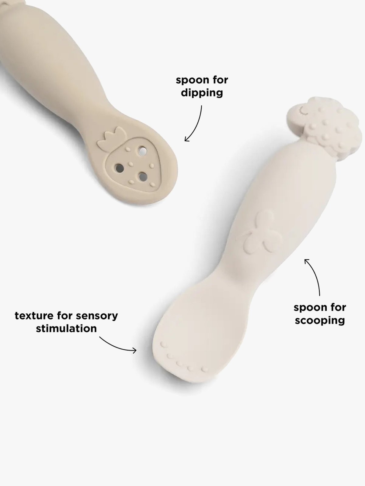 Done by Deer Learning spoon set Tiny farm Sand
