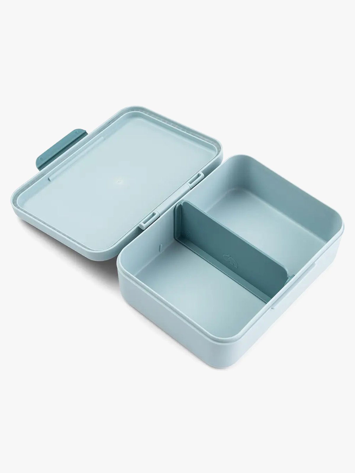 Done by Deer Lunch box w/divider Tiny farm Blue