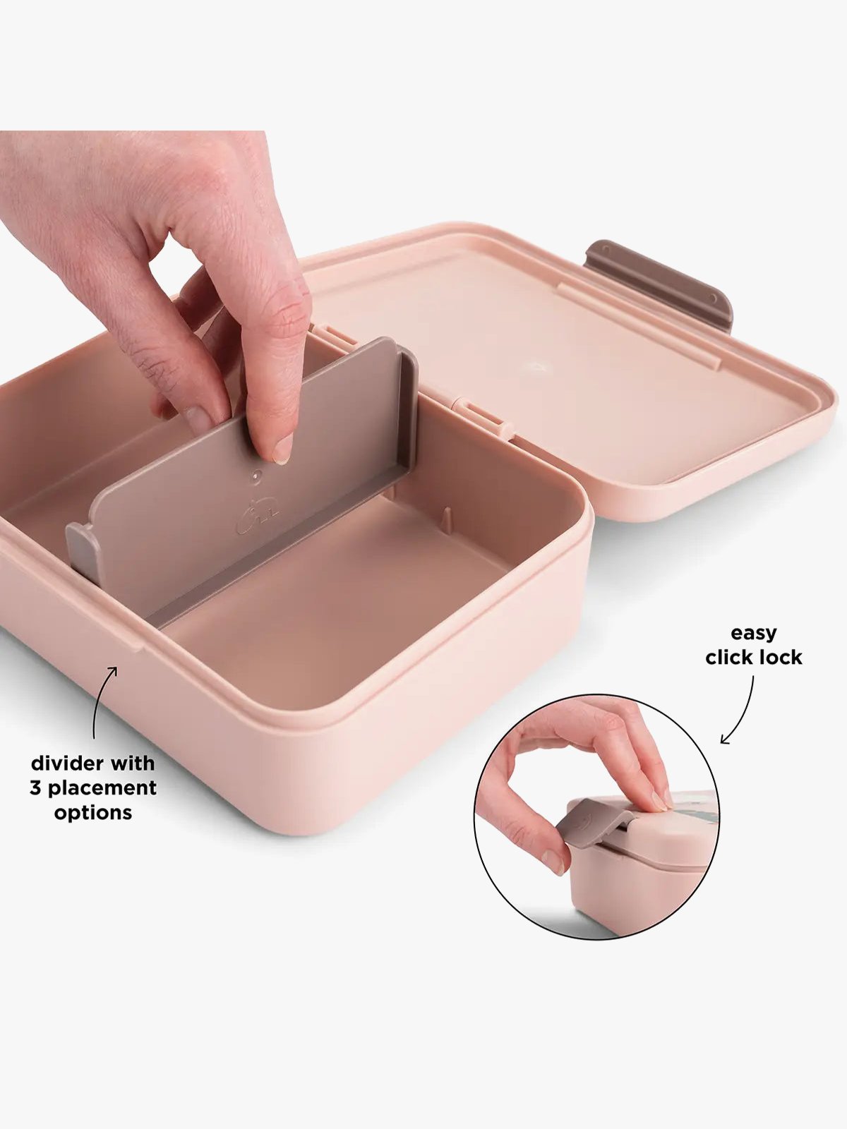 Done by Deer Lunch box w/divider Tiny farm Powder
