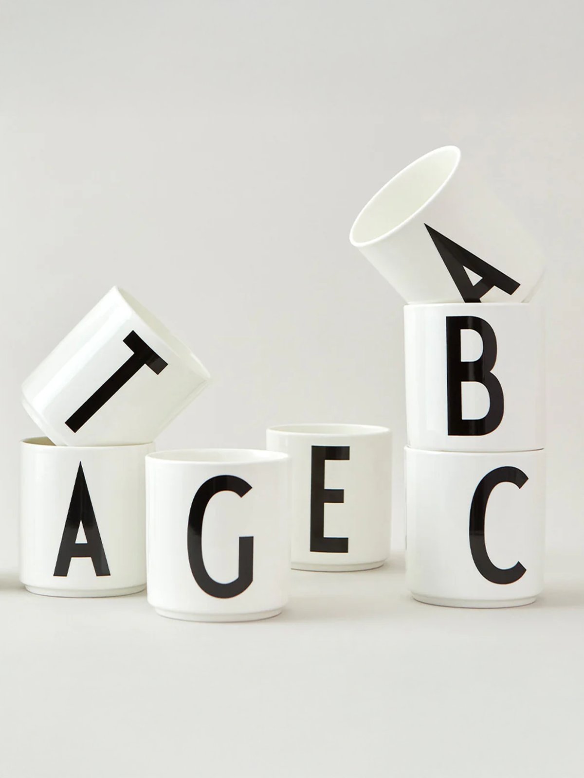 Design Letters Personal Porcelain cup Hvit