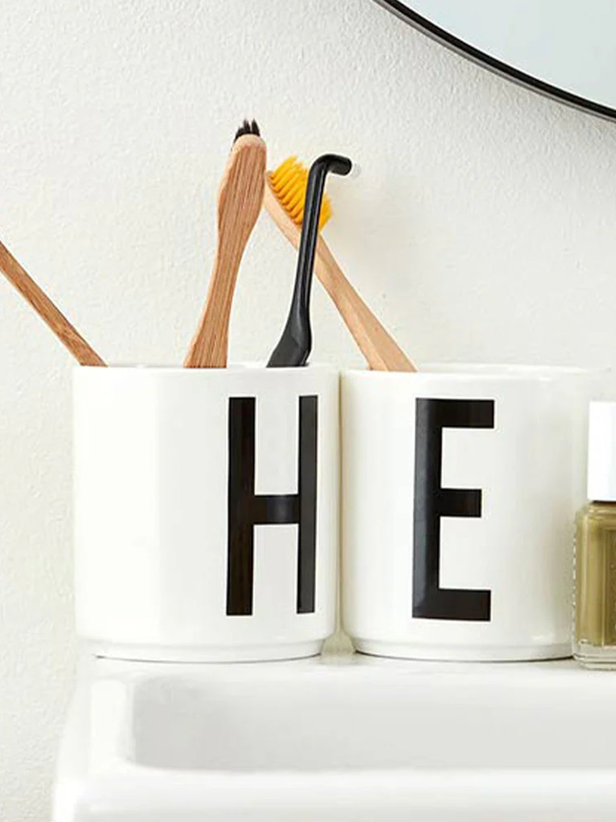 Design Letters Personal Porcelain cup Hvit