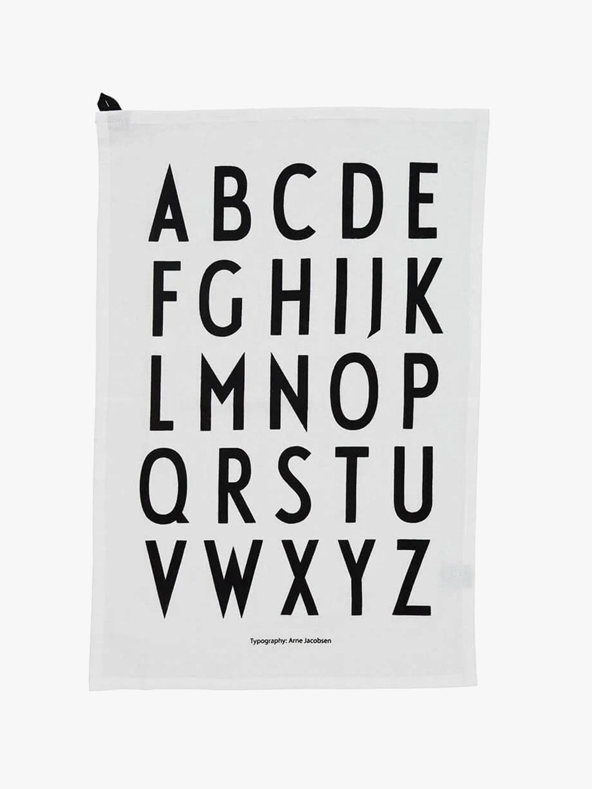 Design Letters Classic Tea Towel White