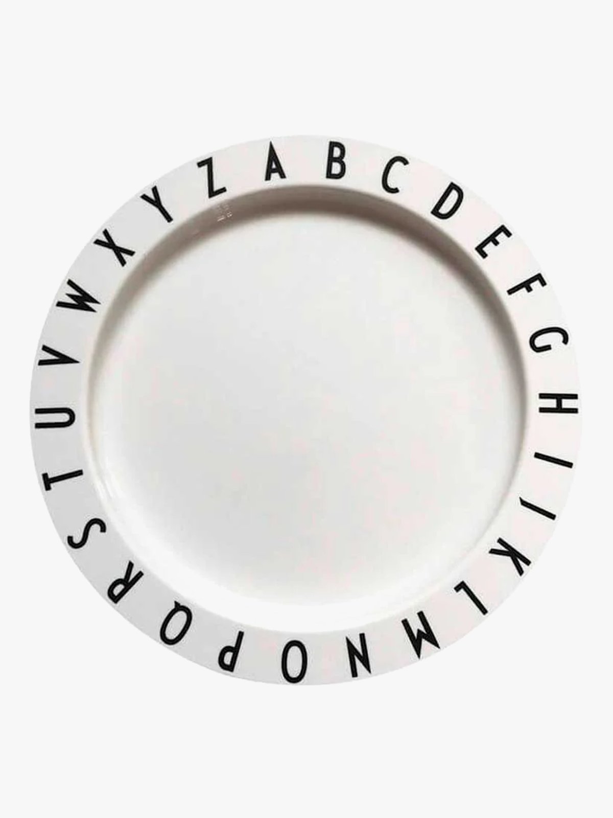 Design Letters Eat & Learn plate tritan White