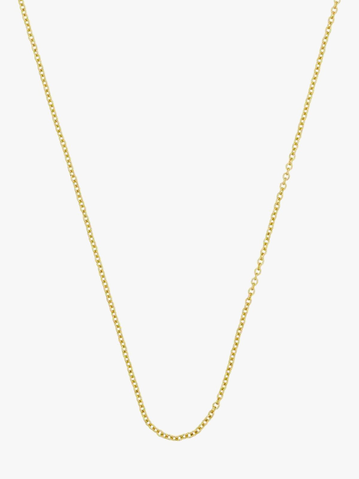 Design Letters Necklace chain 45 cm Gold plated Gold