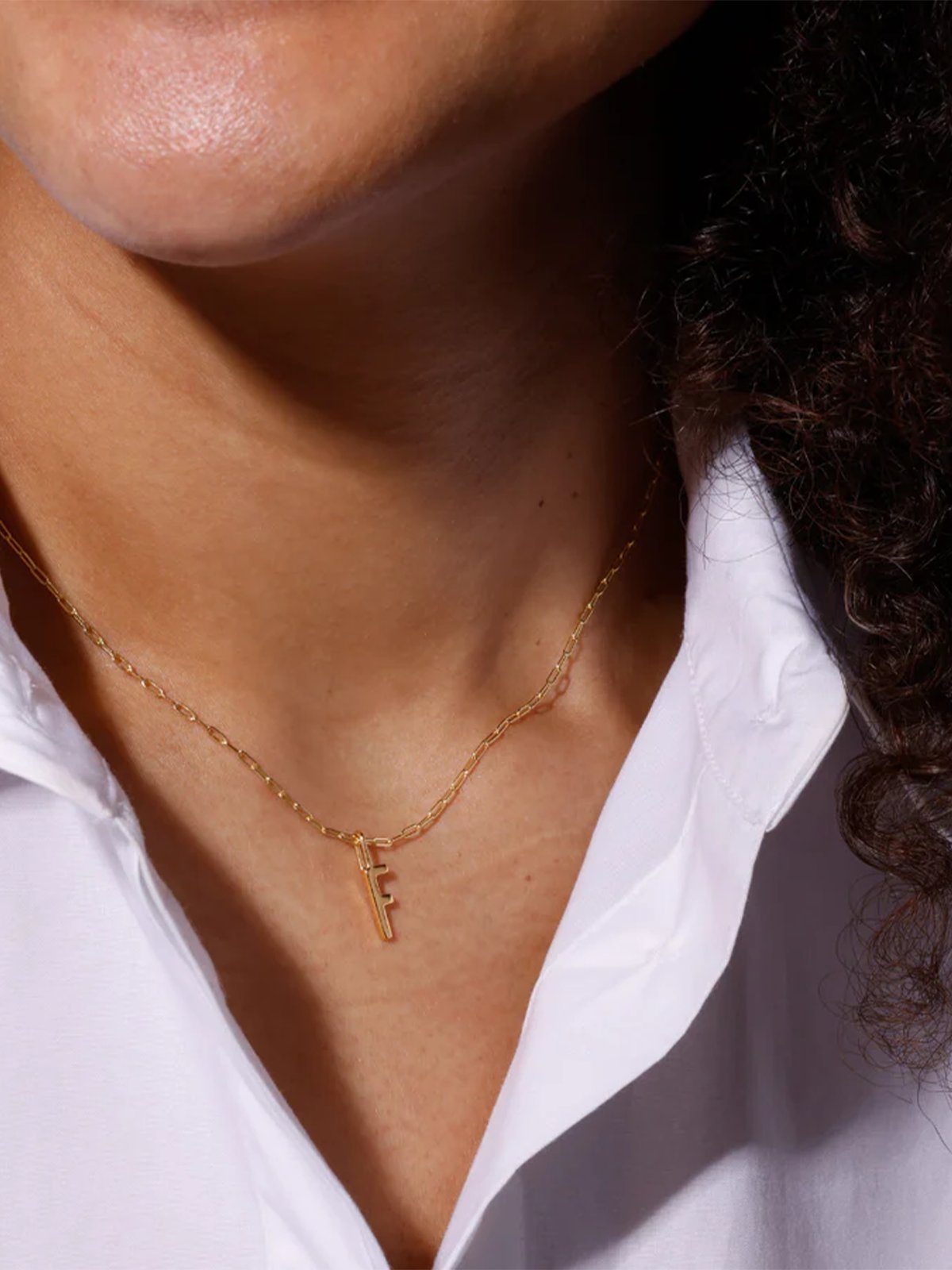 Design Letters Archetype charm 10mm Gold plated 18K Gold plated