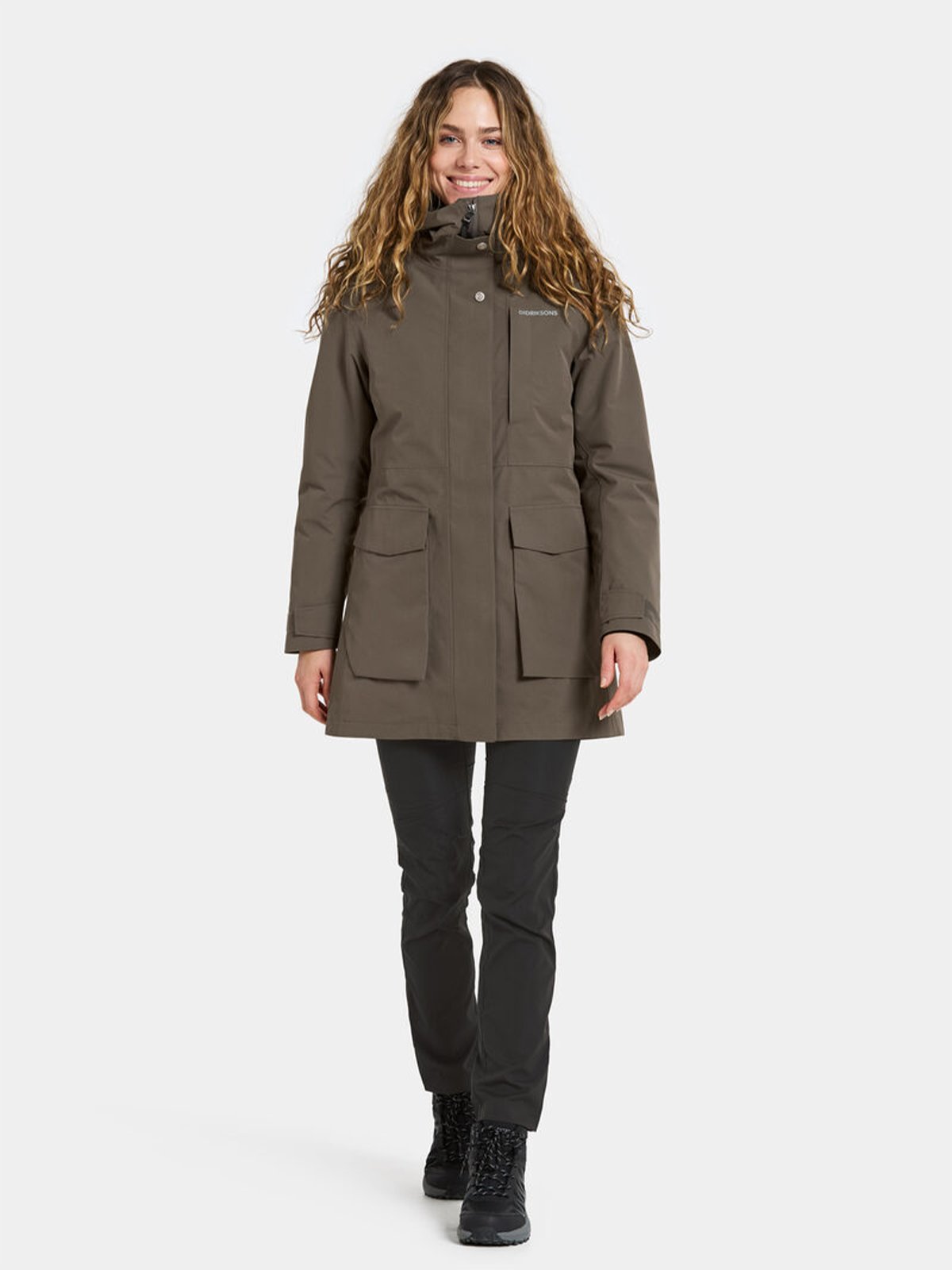 Didriksons Harriet Parka Mocha Brown