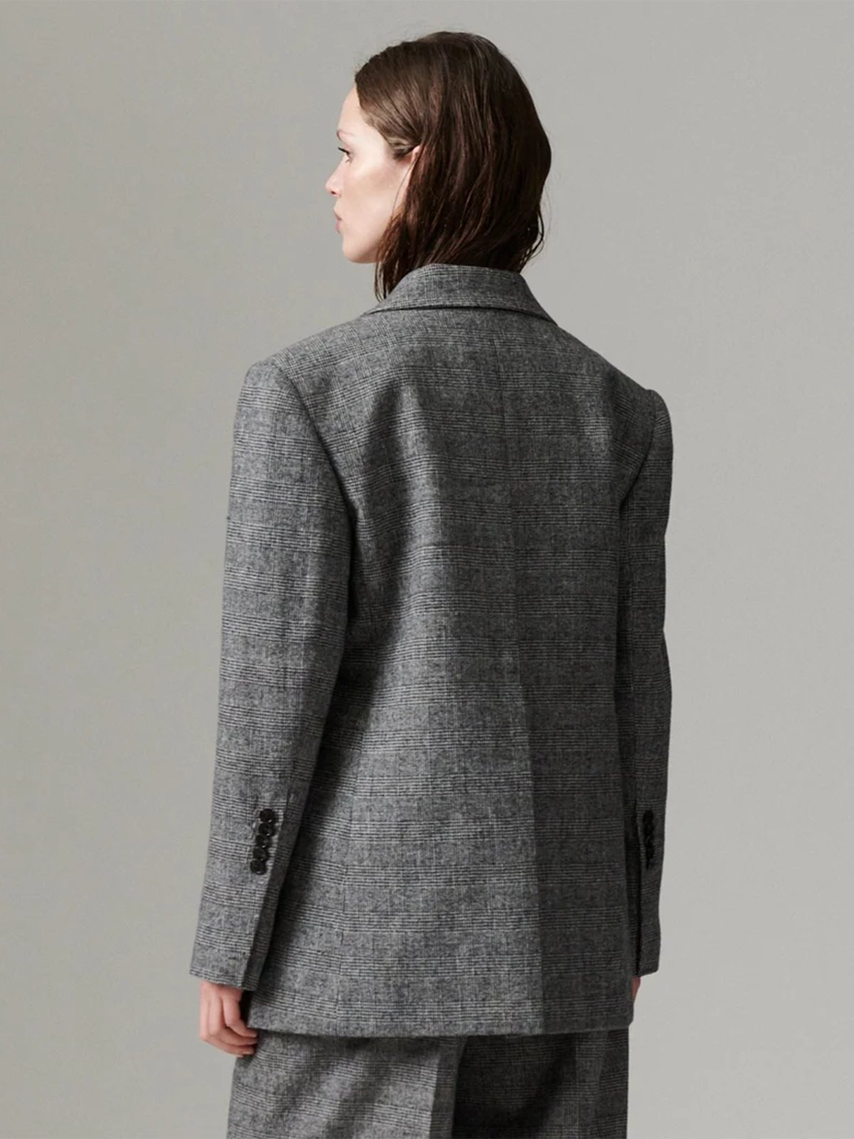DAY BIRGER Wales Tartan Blazer Black Check