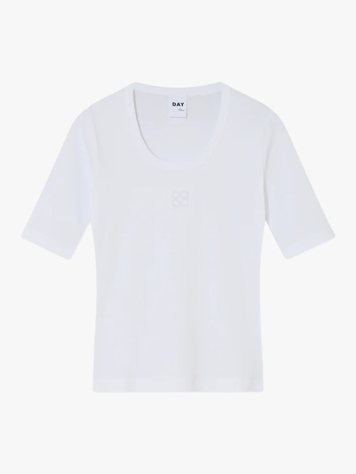 DAY BIRGER ét Mikkelsen Fine Classic Rib Bright White