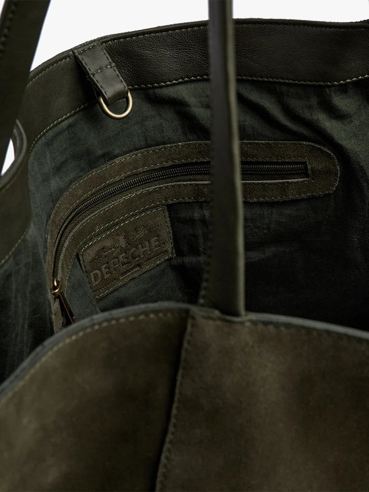 Depeche Bilbao Shopper Army Green