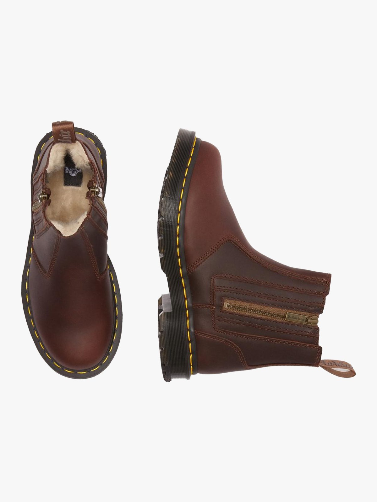 Dr Martens 2976 Alyson Zip Brown / Snowplow