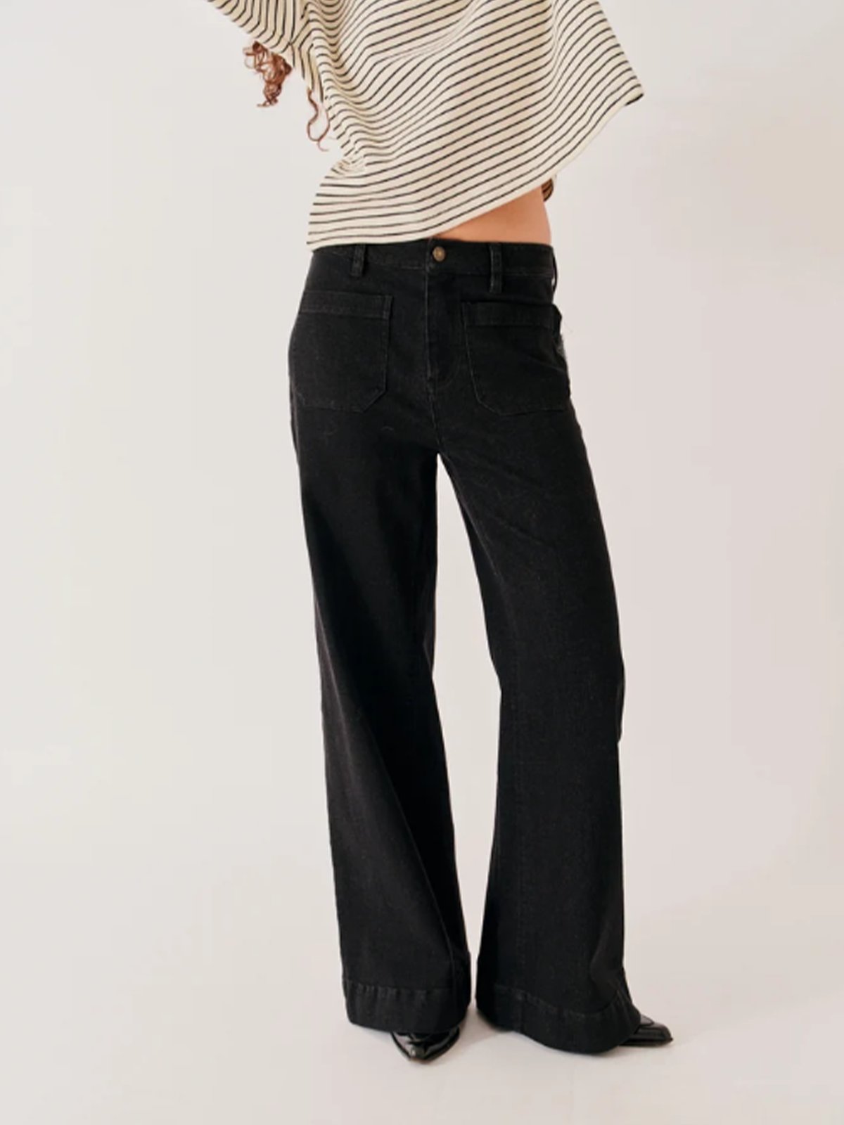 DESIGNERS REMIX Bennett 70's Jeans Washed Black