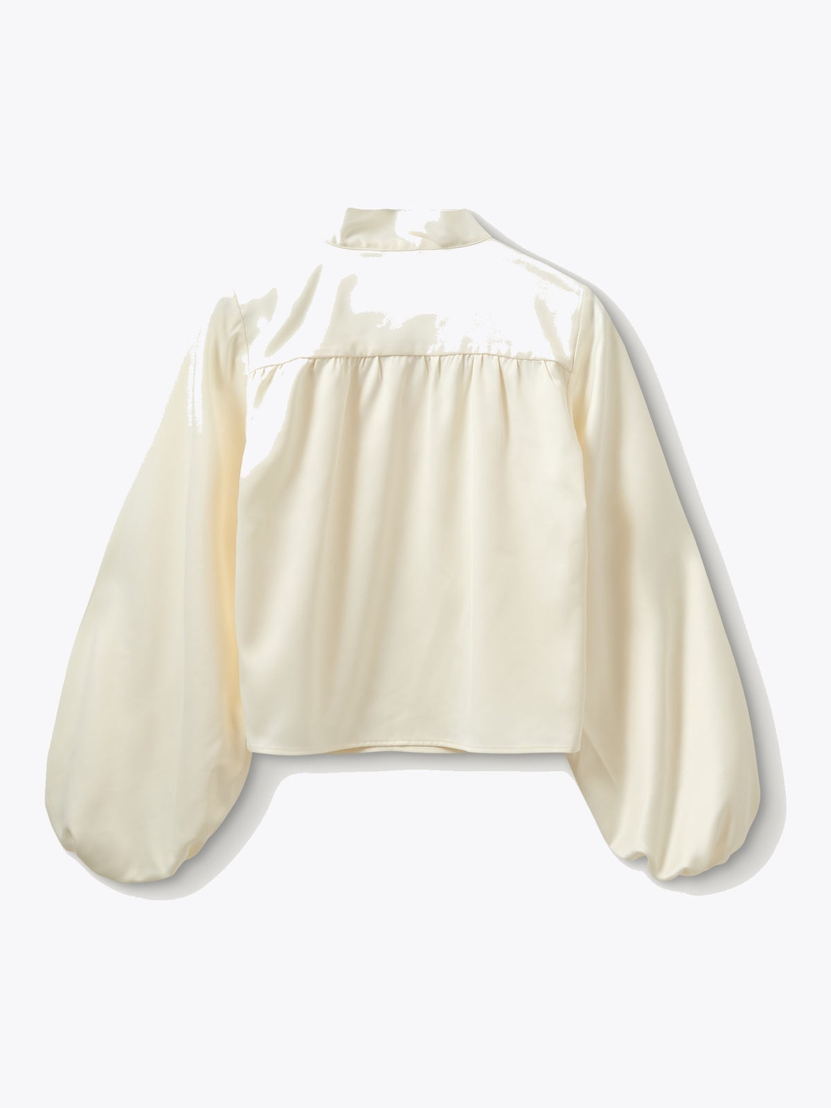 DESIGNERS REMIX Stella Bow Blouse Hvit