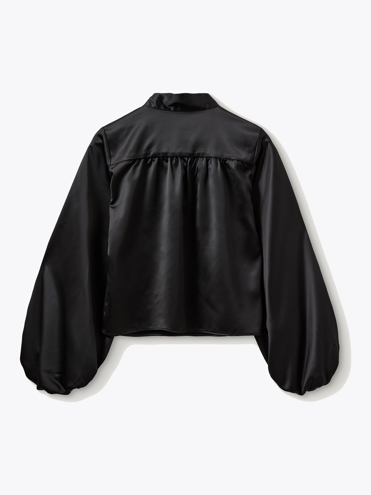 DESIGNERS REMIX Stella Bow Blouse Sort