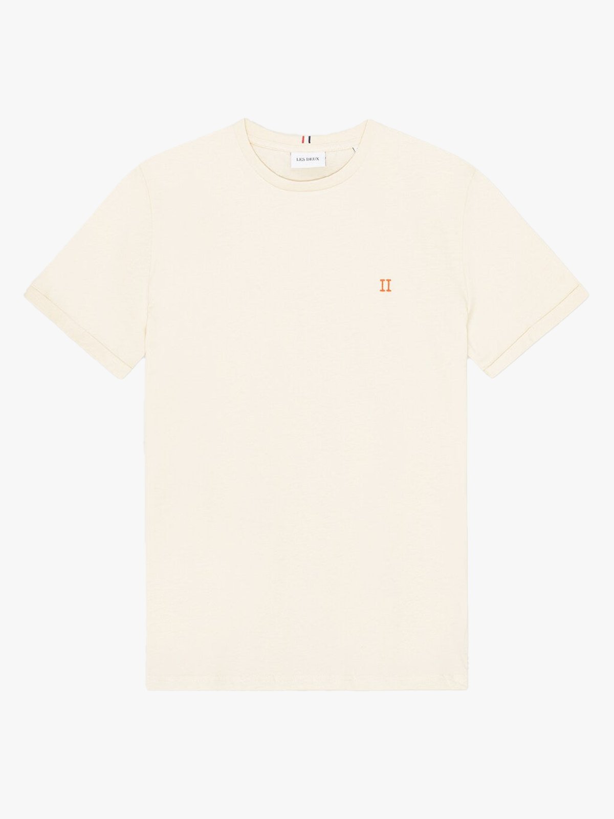 Les Deux Norregaard T-Shirt Ivory / Orange