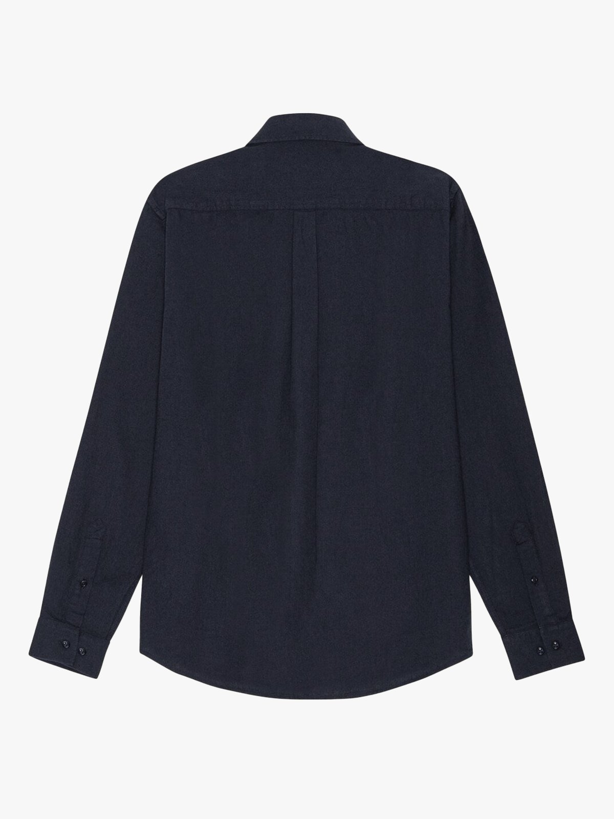 Les Deux Konrad Cotton Linen Shirt Dark Navy