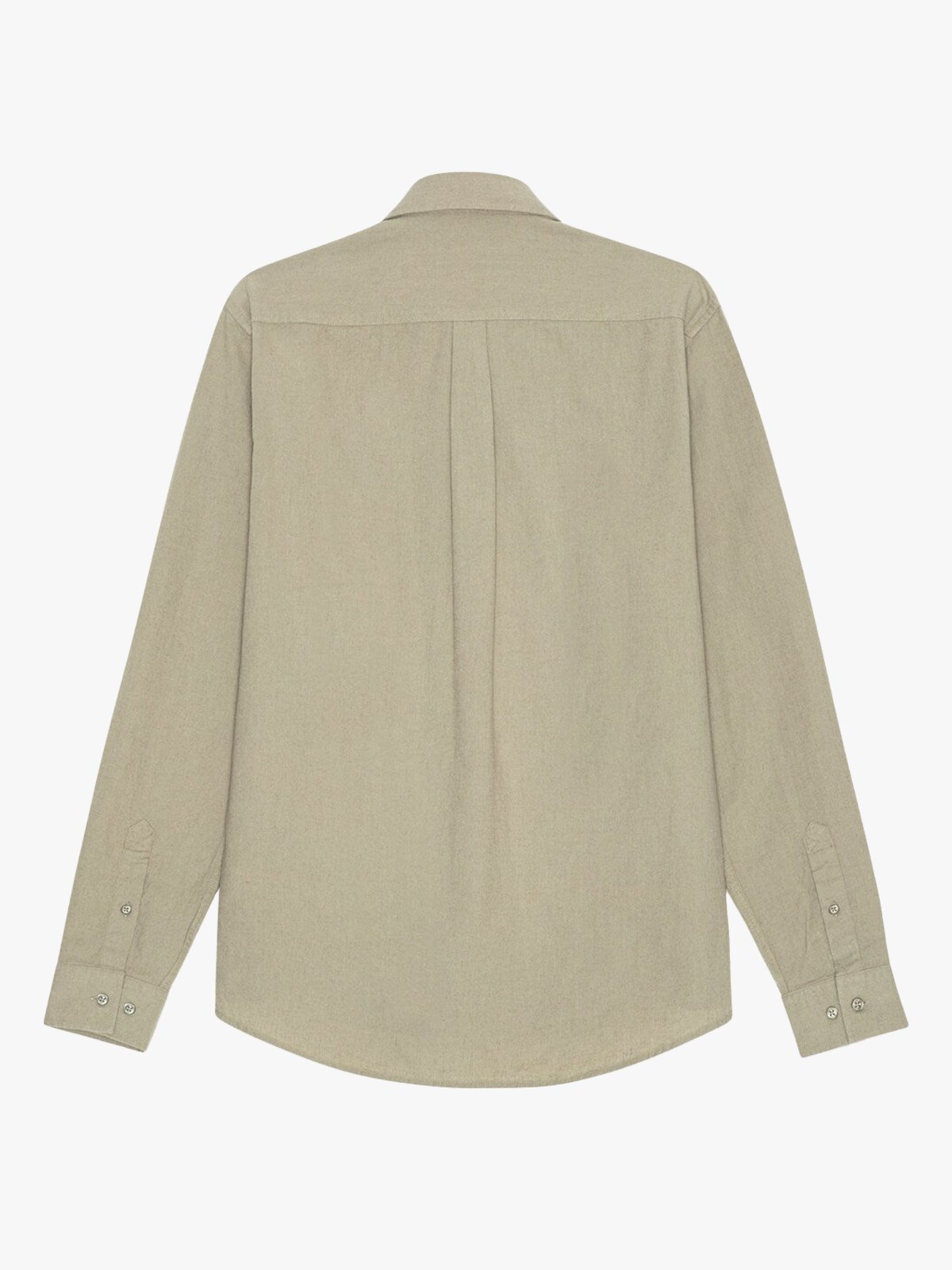 Les Deux Konrad Cotton Linen Shirt Laurel Oak Sand