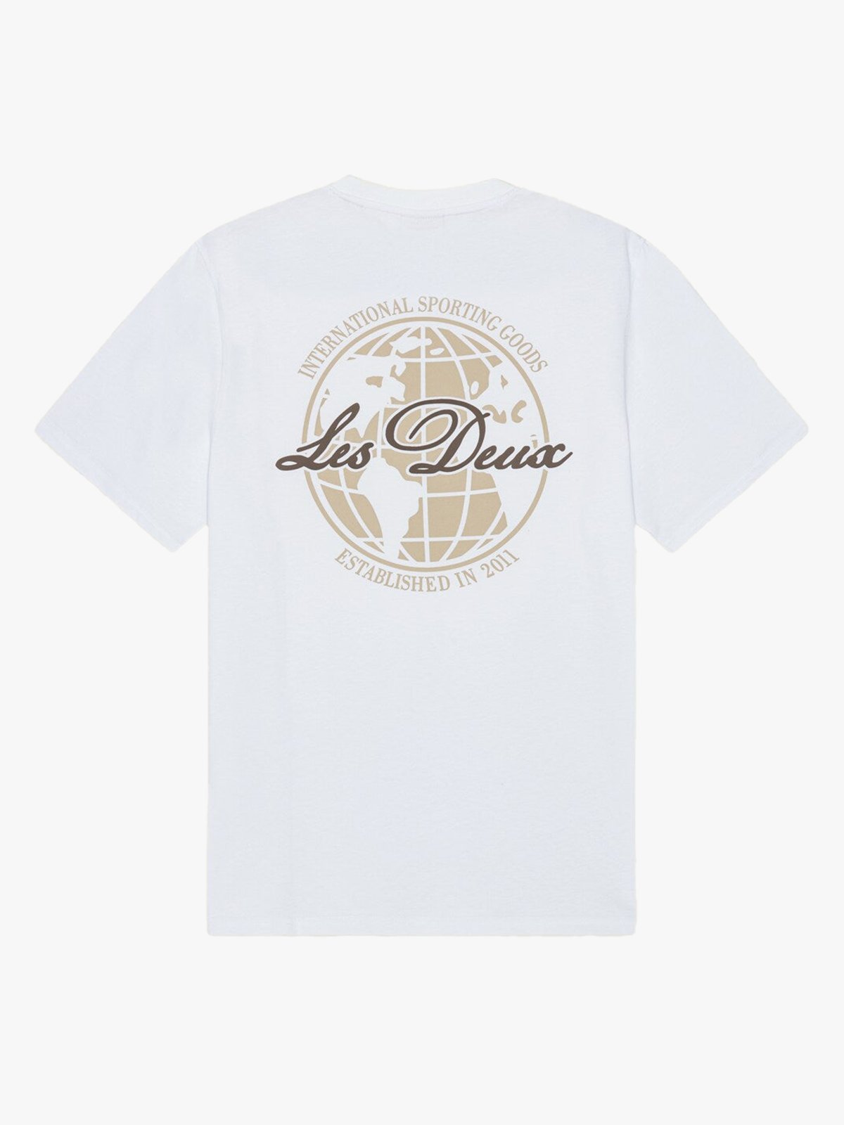Les Deux Ben Globe T-Shirt White